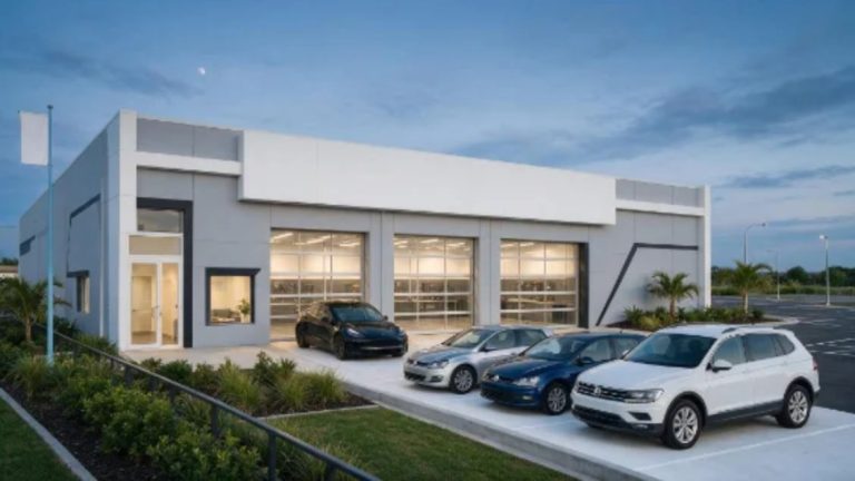 อาคารหน้าร้านสาขาของ TLH Autoglass
